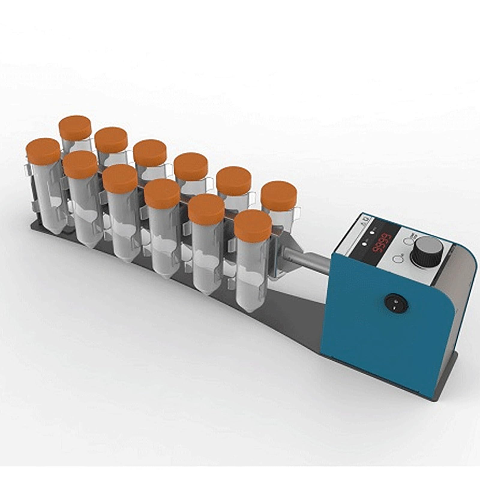 LBMED Lab Digital Orbital Shaker, Lab Roller Mixer with Removable Clamp, 360° Roll Angle and Adjustable Speed 5-100rpm/min, Stable and Even Operation, Multiple Size Options, for Hospital, Clinic