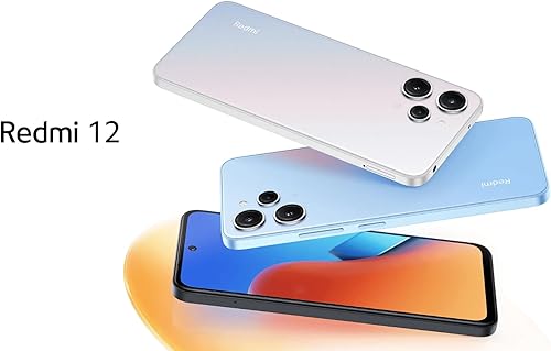 Miniatura 3 de Xiaomi Redmi 12 4G LTE (256 GB + 8 GB) Cámara triple desbloqueada de fábrica global de 6.67 pulgadas 50mp (para Tmobile Mint Tello Global) (plata