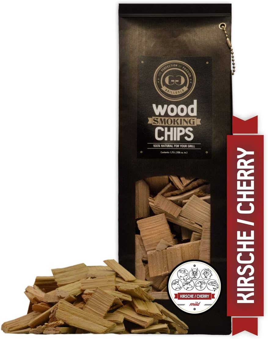 Grillgold Wood Smoking Chips - Cherry, 1.75 liters