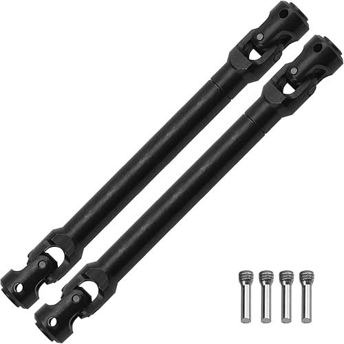 2 ejes de transmisión universales a control remoto compatibles con Traxxas TRX4 Axial SCX10 AXI03007 Redcat Gen7 RC4WD D90 TF2 110 RC Crawler Car