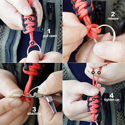 SAMSFX Quick Knot Tool and Fly Fishing Lanyard Necklace Combo (Breakaway Lanyard & Black Knot Tool)