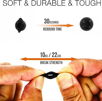 Replacement Memory Foam Ear Tips for Status Audio Between Pro/Between 3ANC / Status Pro X Earbuds, 3 Pairs (S/M/L), Black, Foam Eartips