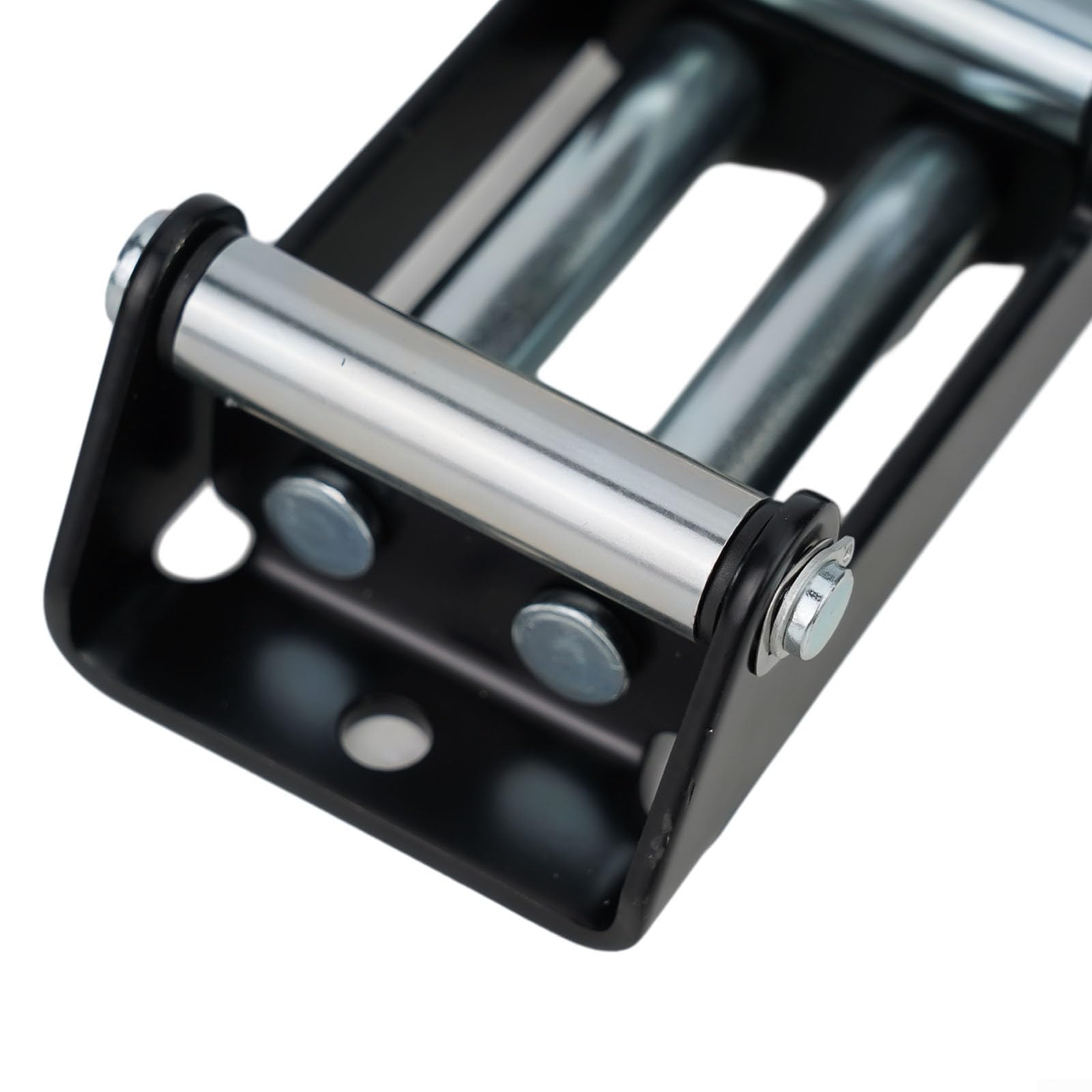 Zoegneer Guide-câble de treuil robuste ultra haute résistance à la traction pour câble en acier, guide de corde à 4 rouleaux (907,2 kg)