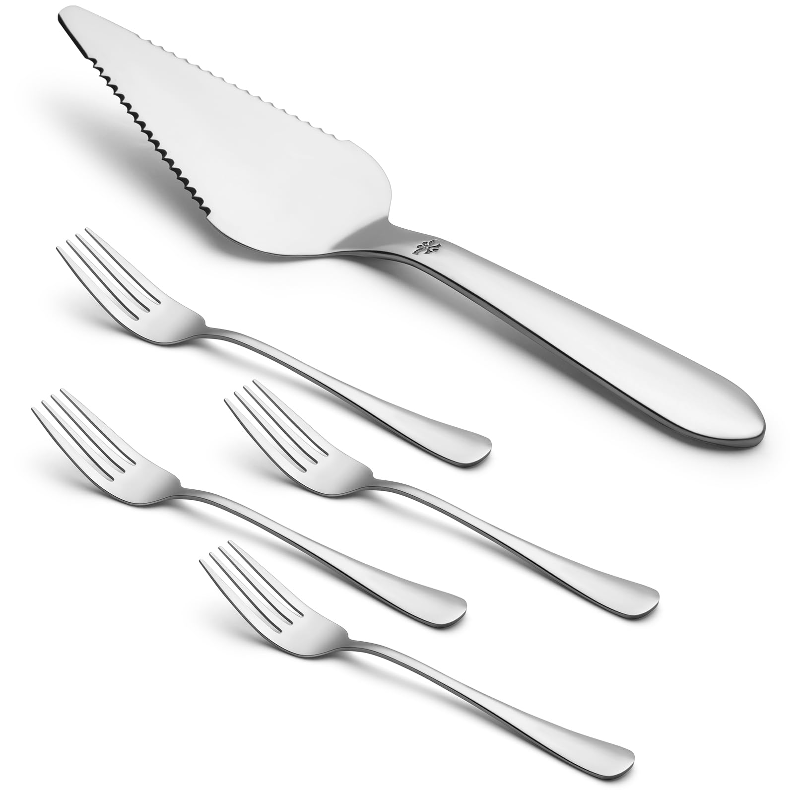 Gold Wedding Cake Knife & Server Set - Eisinly -8