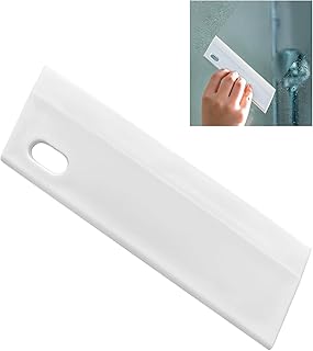 All-Purpose Mini Rubber Blade Window Squeegee Window Scrubber Scraper Glass Cleaning Squeegee Tool for Glass,Shower Door,Mirrors,Bathroom,Kitchen Countertops,Car Windshield