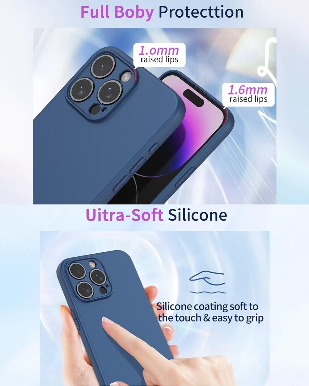 SEAHAI Cover per Google Pixel 7, Custodia Ultra Sottile ed Elegante in