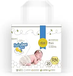 FRALDA DERMOPROTETORA Baby Bee Free - RN, 20 UND