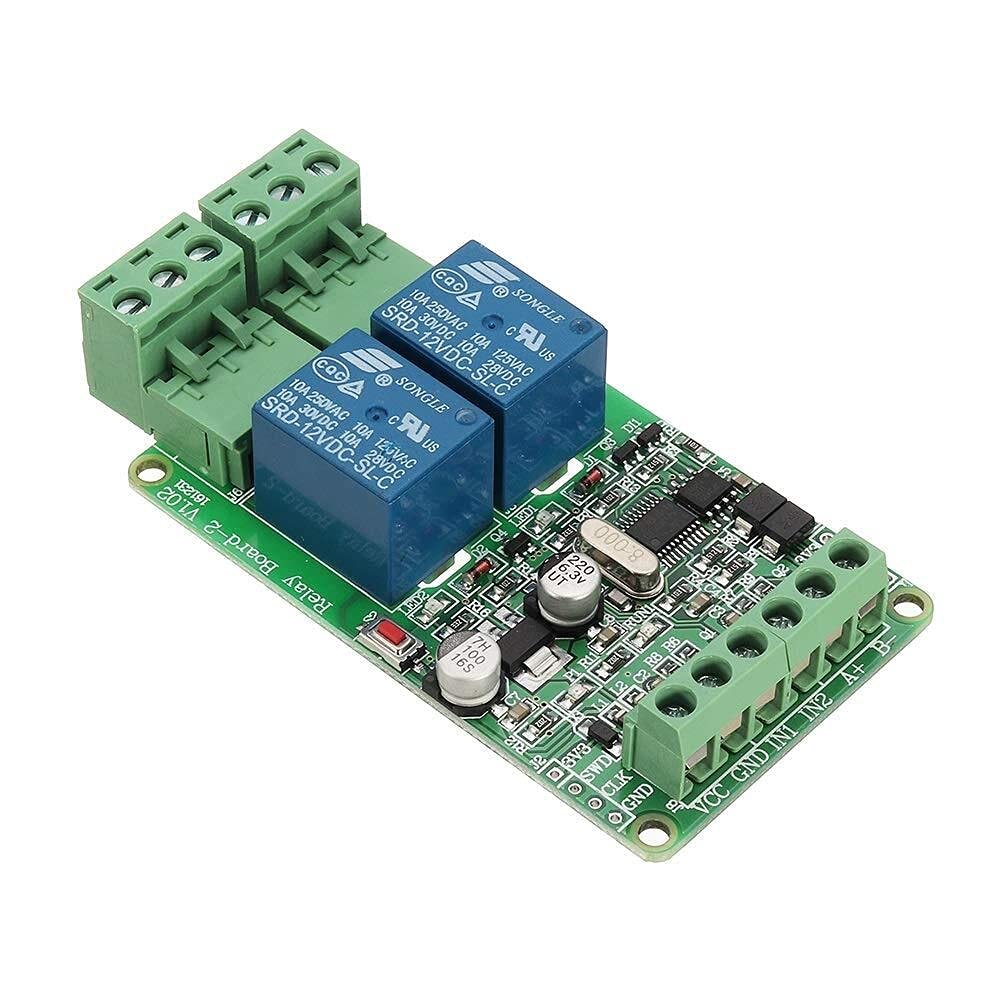 ZXY-NAN 2 Channel Switch Input TTL/RS485 Interface Communication 2-Way Relay Module Output Module Module