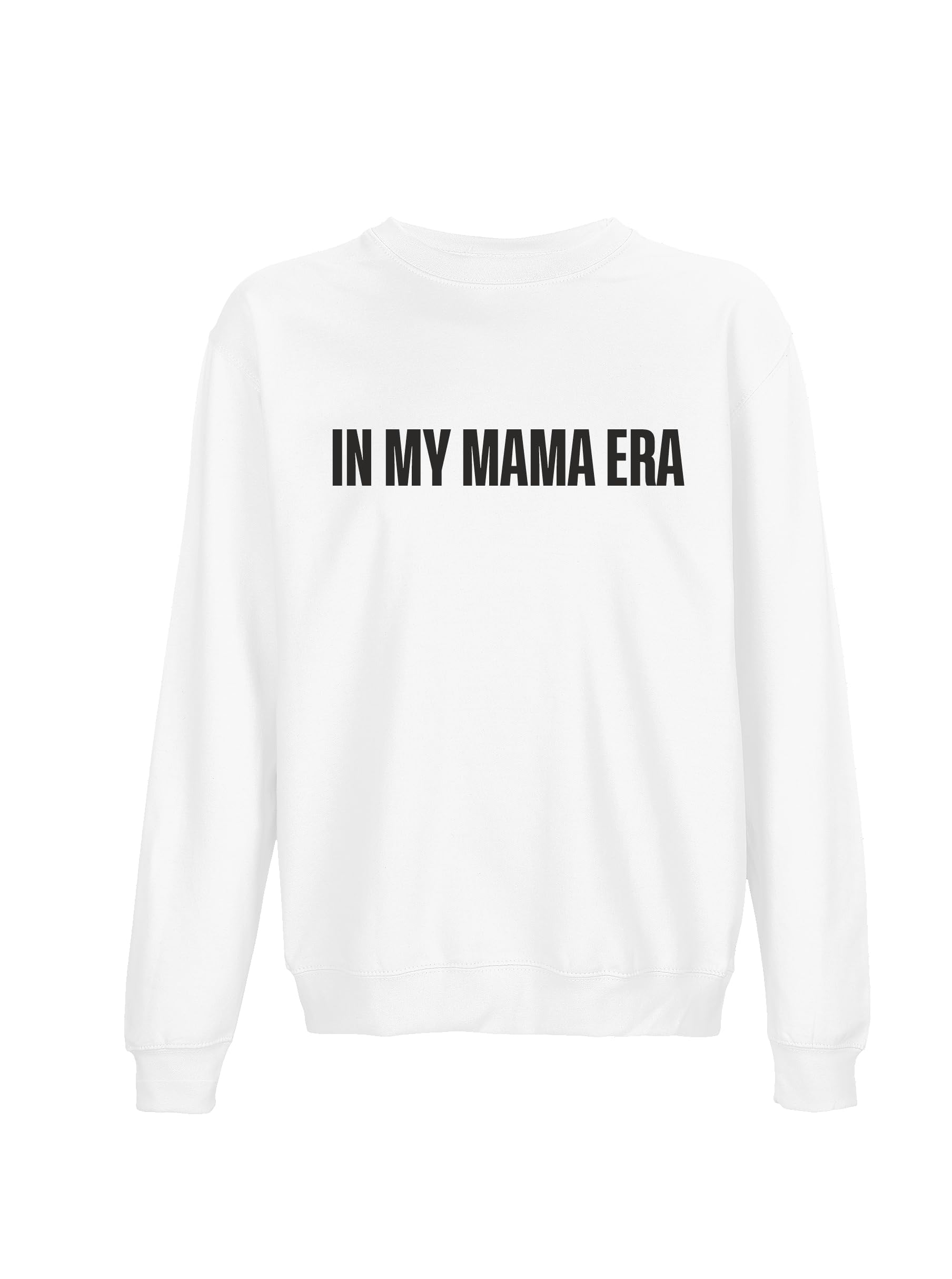 All You Can Tee Ali Mami Crewneck Sweatshirt, White, XS