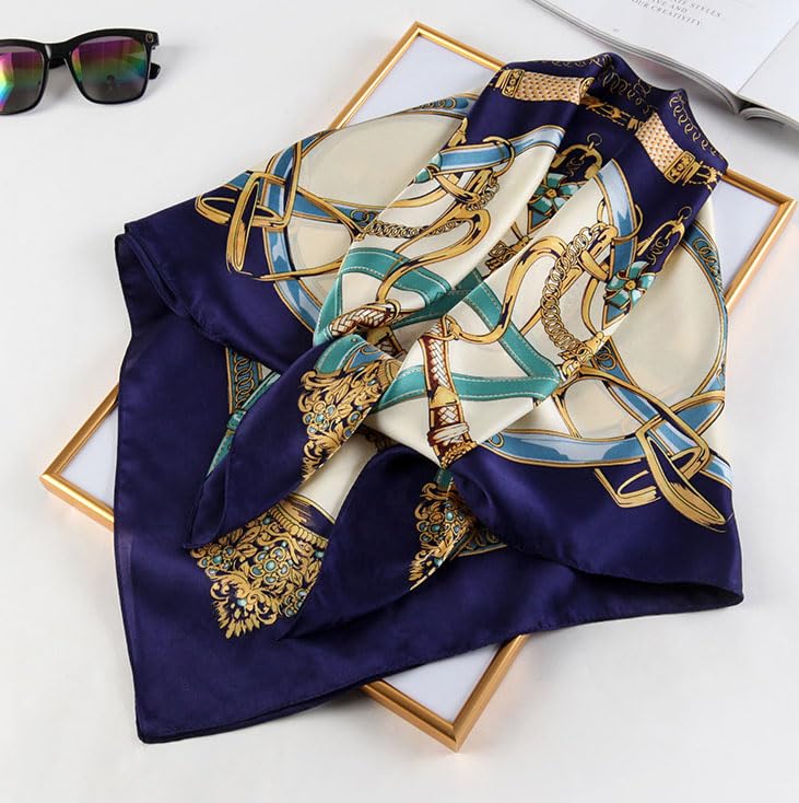 Large Square Silk Scarf with 100% Mulberry Silk,10+ Different Optional Patterns,88 x 88cm(34 x 34in),真丝围巾4