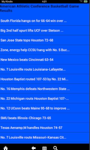 Cincinnati Basketball News (Kindle Tablet Edition)