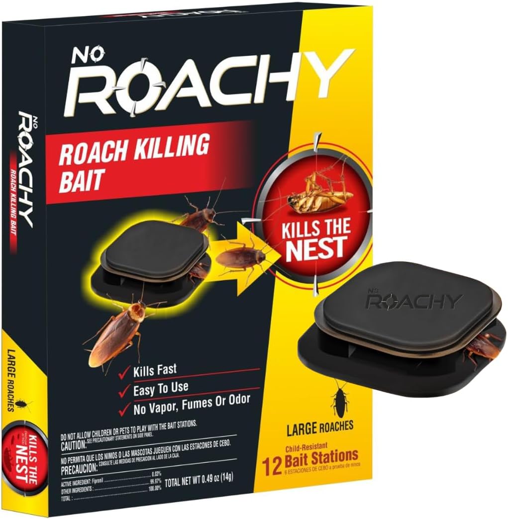 Natural Cockroach Killer for Kitchens, Bathrooms, and Cabinets, Eco-Friendly Home Remedy for Indoor Cockroach Control, Cockroach Bait, Cockroach Gel (12)