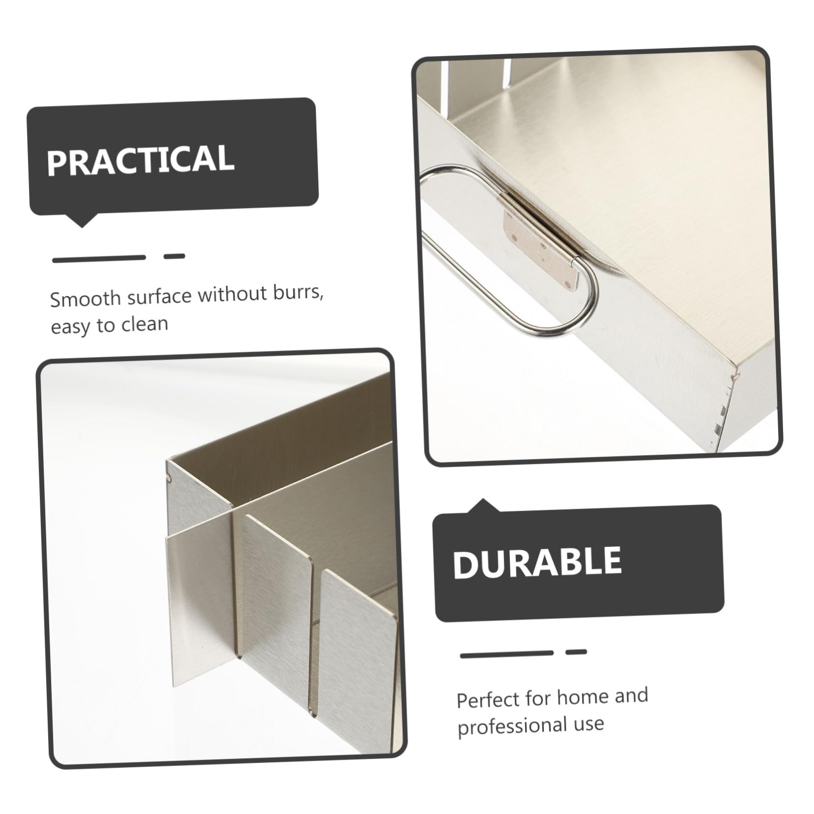 Moule à Nougat en Acier Inoxydable, Surface Lisse Antiadhésive