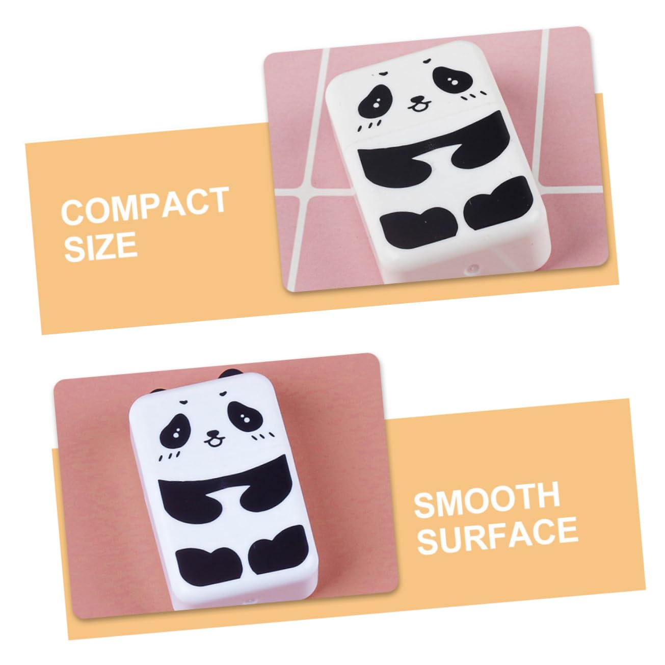 SHINEOFI 5 Sätze Panda Radiergummis Multifunktionale Radierer Für Bleistiftzeichnungen Süßes Schulbedarf Für Kreative Anwendungen 10 Stück * 5