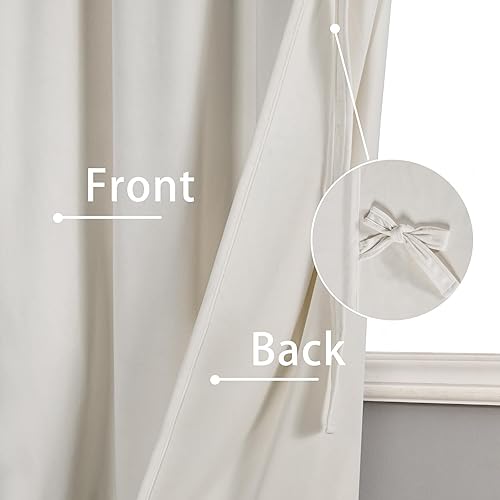 Miniatura 21 de Cortinas de terciopelo JIUZHEN, cortinas opacas suaves de terciopelo retro para dormitorio, cortinas elegantes con reducción de ruido y Rosa