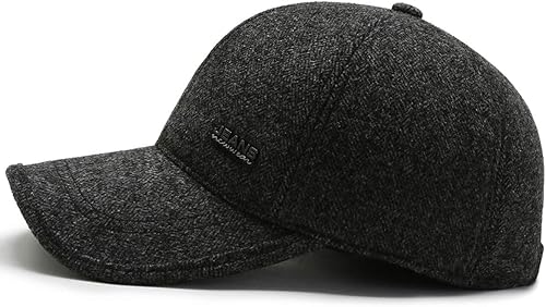 Miniatura 3 de Gorra de béisbol para hombre, gorras de invierno para circunferencia de cabeza 22.0-23.6 in