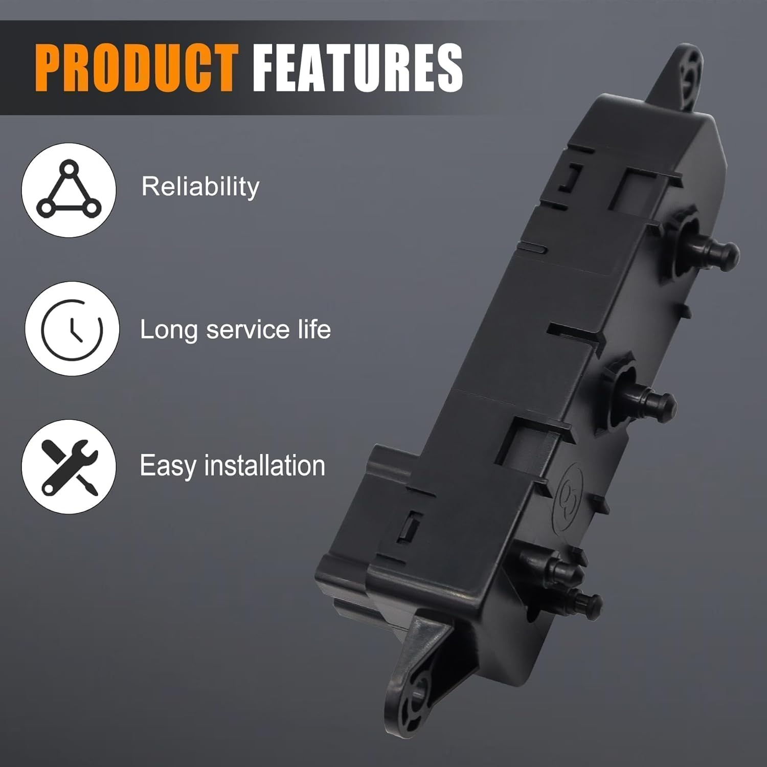 Power Seat Switch Front Left Driver Side Adjustment Control Compatible with 09-18 Nissan Murano 13-18 Altima 13-19 Pathfinder 16-19 Titan XD 17-19 Titan Replace 87066-1AB0A 87016-JM00A
