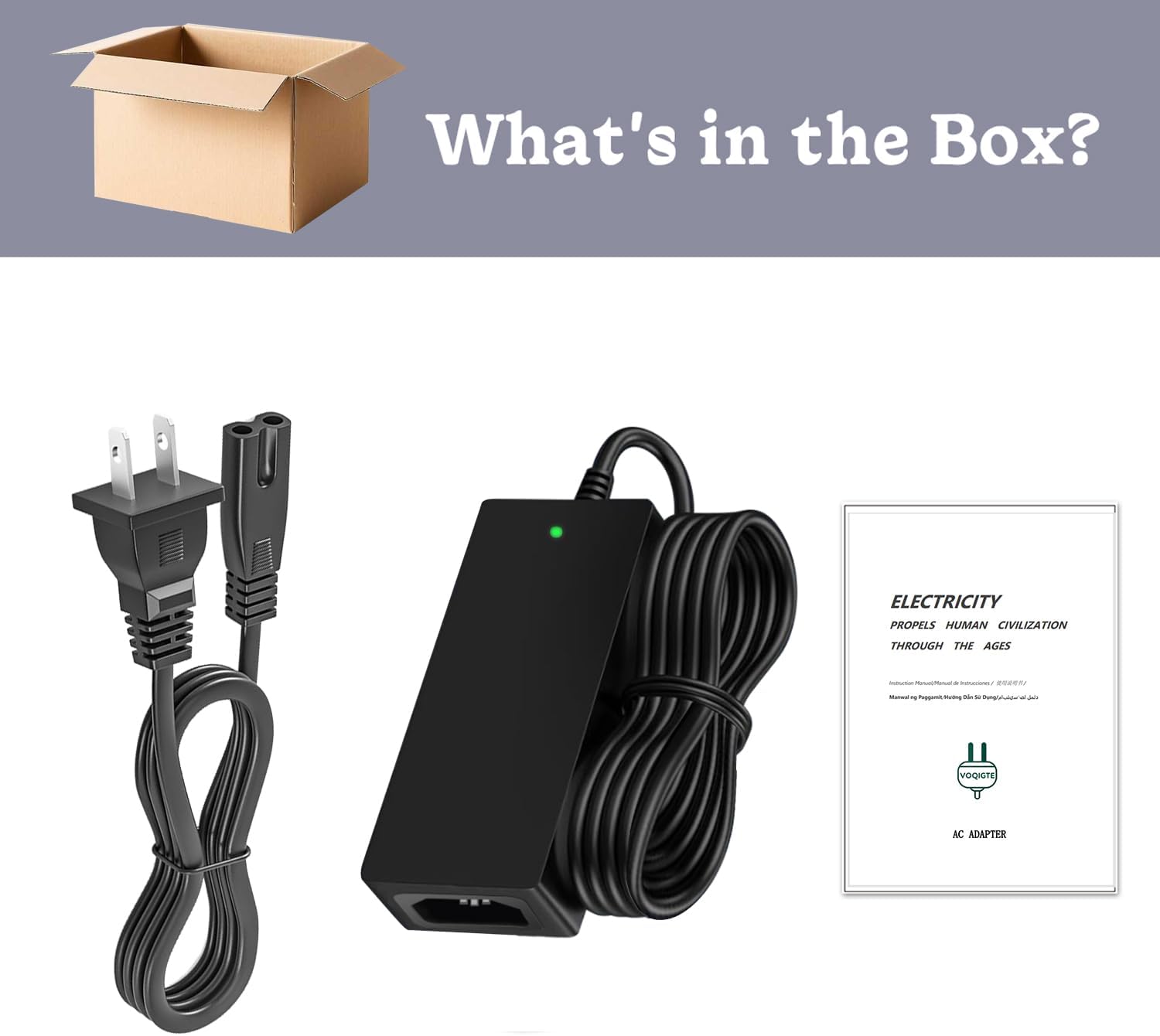 54V 1.1A AC DC Adapter for UbiQuiti Network USW-LITE-8-POE USW-Ultra-60W NY-PW0L2-05401100 UniFi Lite 8 PoE Compact 8-Port Layer 2 GbE Gigabit Ethernet Switch Power Supply Charger Cord Cable