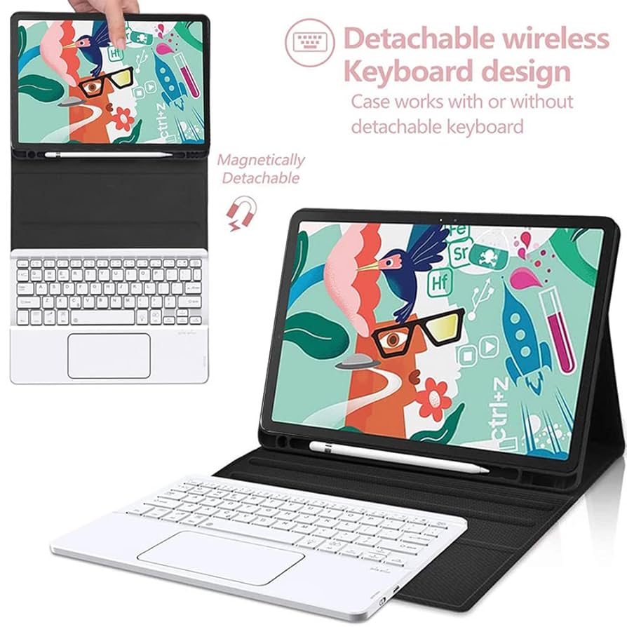 Amazon.com: QYiiD Backlit Touchpad Keyboard Case for Galaxy