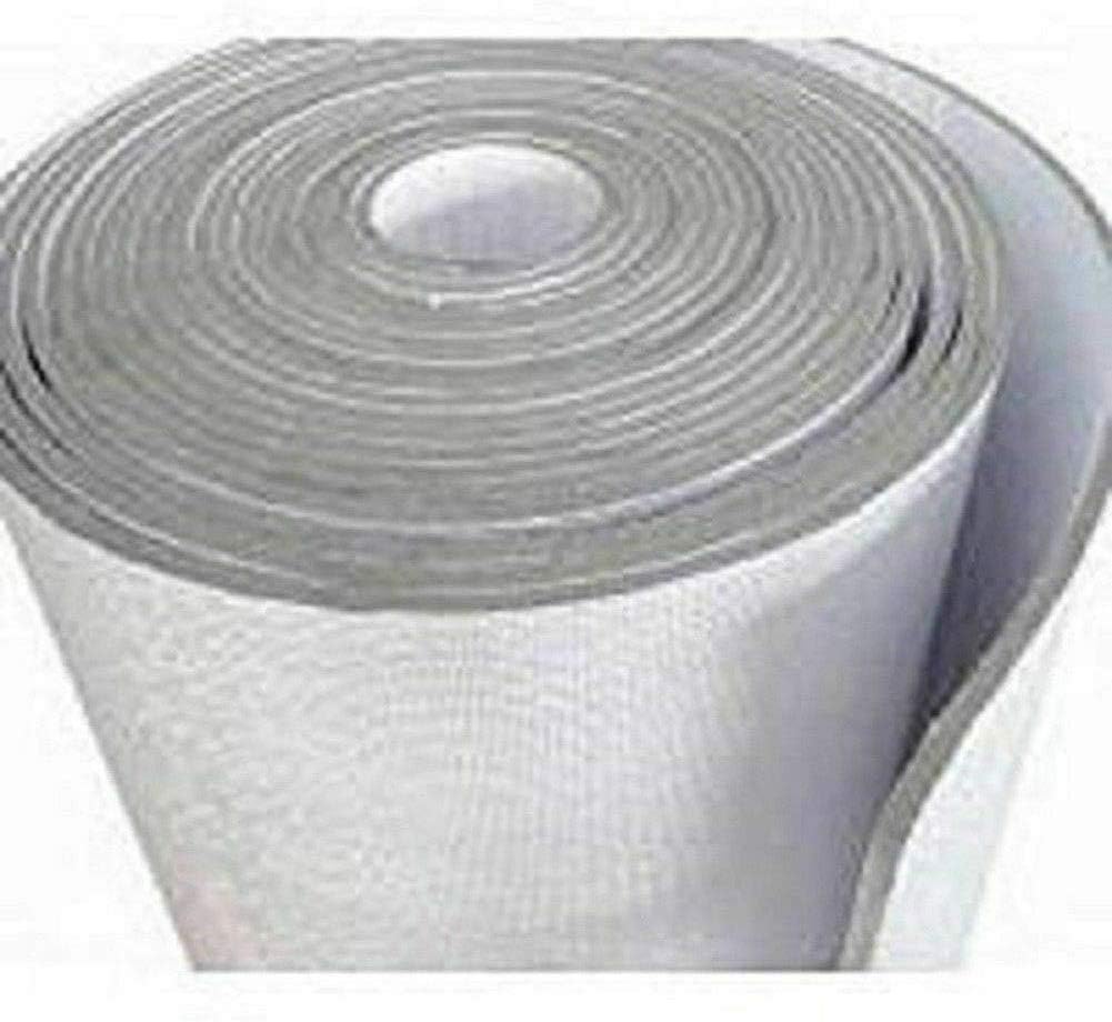 NASATECH 3MM (1/8 Inch) 24inch x 50ft Reflective Foam Core Insulation Roll Radiant Barrier White/Foil Faced Solid Vapor Barrier Warehouse Building Commercial Residential R7-21