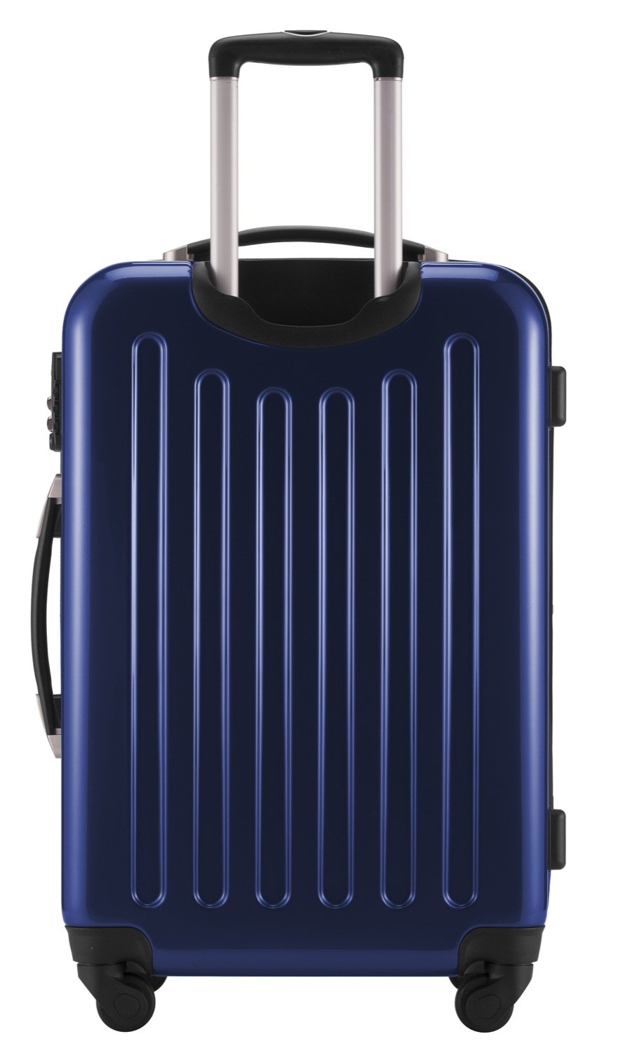 Hauptstadtkoffer Alex Valise Rigide Extensible 75 cm (119 L) avec Serrure à Combinaison, Trolley de Voyage Robuste à 4 Doubles Roues, Bleu foncé