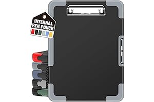 Sooez Heavy-Duty Sturdy Clipboard with Storage