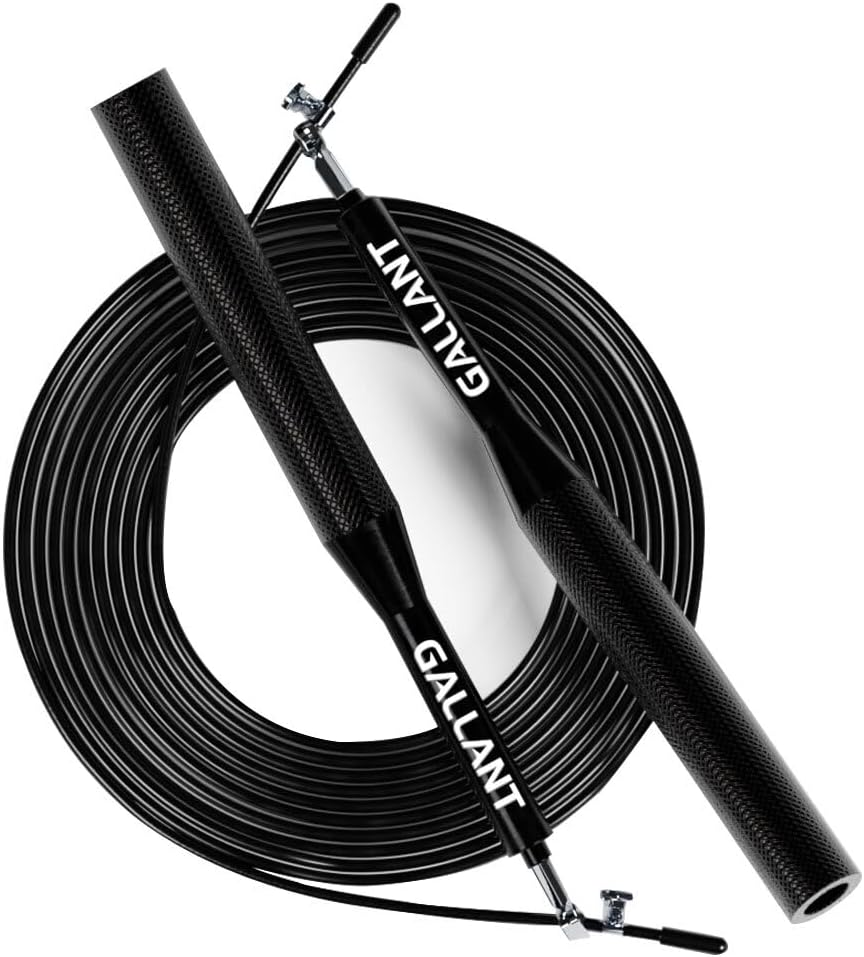 Gallant Skipping Ropes for Adults – Speed Jump Rope for Fitness, Weighted Skipping Rope Boxing with Ball Bearings, Adjustable Jump Rope adult for Cardio, CrossFit & Workout