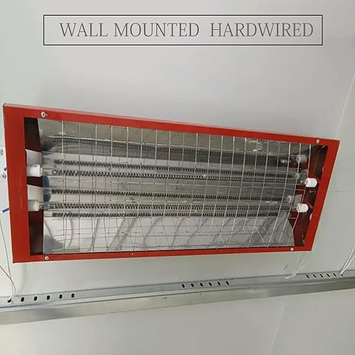 Miniatura 7 de TFCFL 2 lámparas de curado de pintura infrarroja para hornear, 1 juego de lámpara de calentador de 2000 W 110 V para cabinas de pulverización