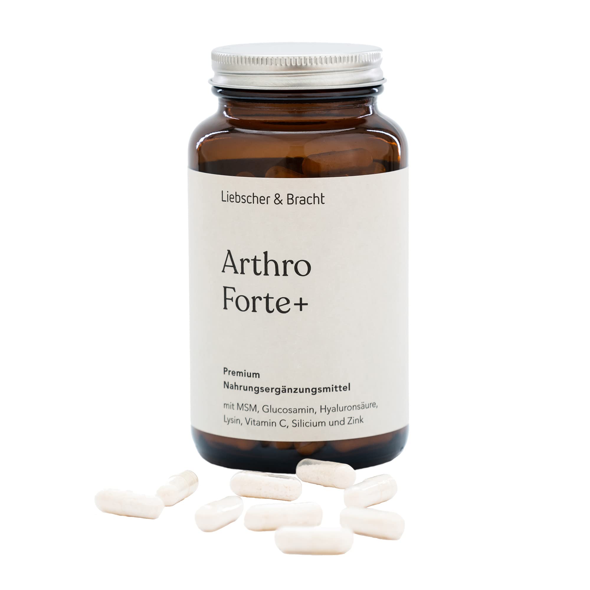 Liebscher & Bracht Premium Nahrungsergänzungsmittel: Arthro Forte+ / 180 Kapseln für 2 Monate - für Gelenke, Wirbelsäule und Faszien, vegan, lactose- & glutenfrei