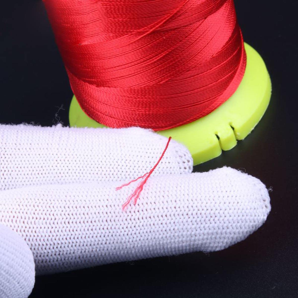 GEM-inside Filo Per Perline In Nylon 210D 0,6mm, 230 Metri, Colore Rosso – Per Gioielli Fai Da Te - Foto 6