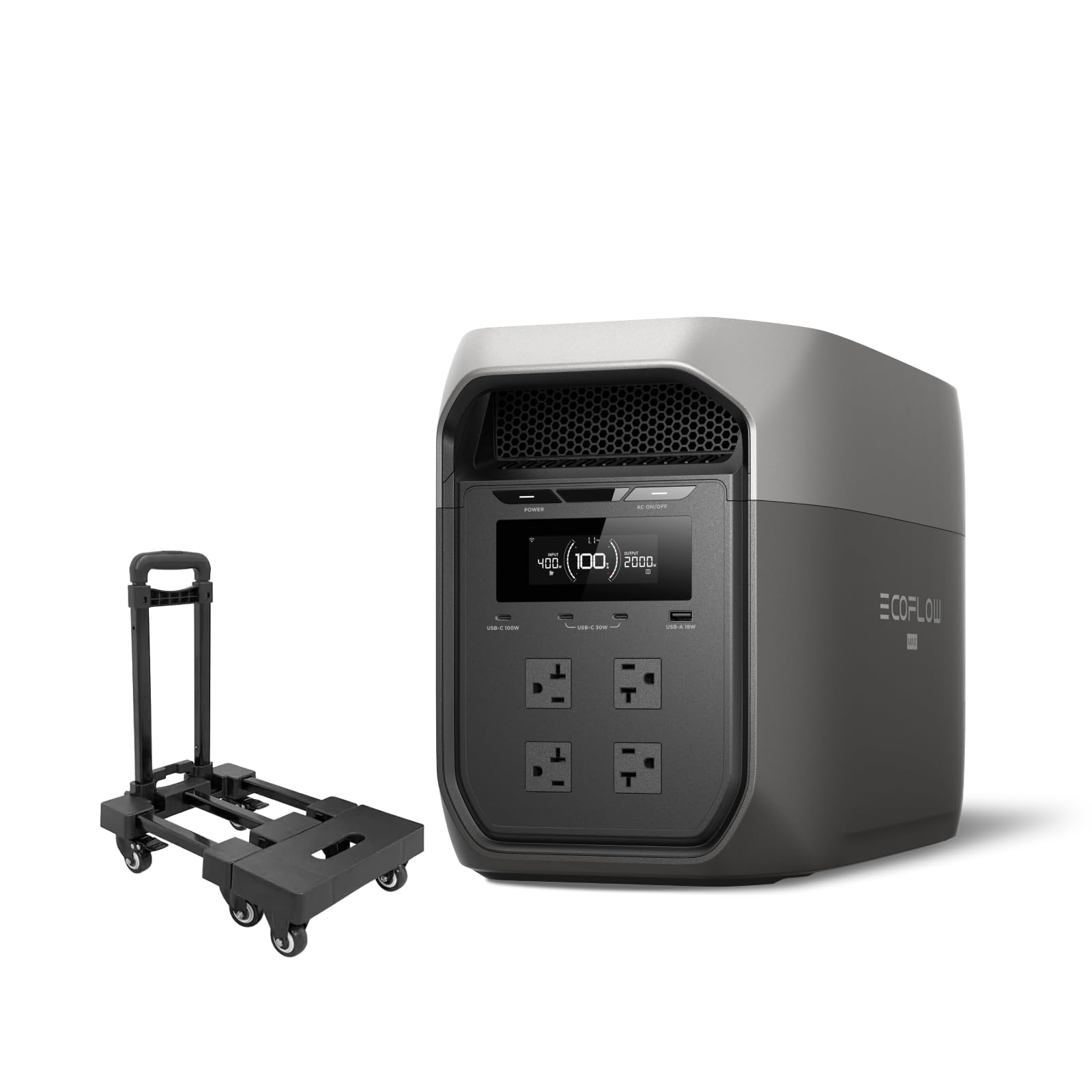 Amazon.co.jp: EcoFlow DELTA 3 Max ポータブル電源 2048Wh+ボータブル