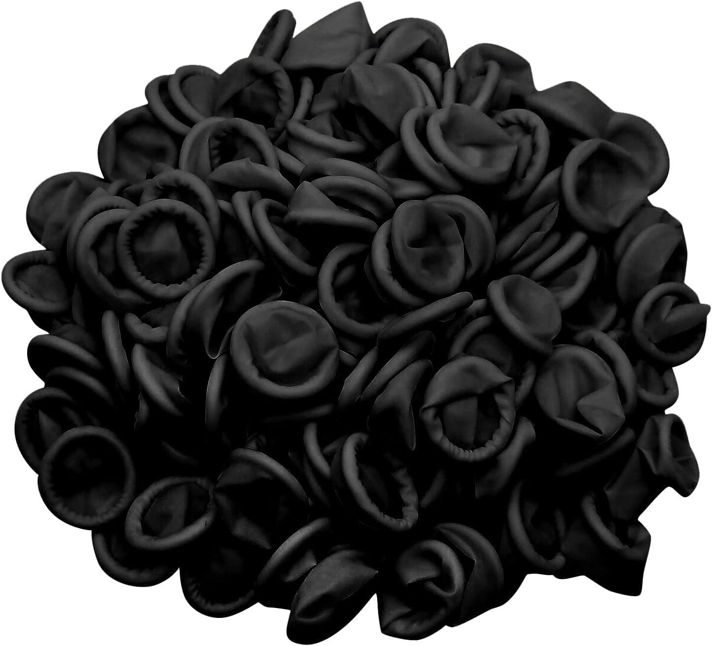 Antistatic Rubber Finger Cots | ESD Safe Latex Finger Gloves for Electronic Assembly, Industrial & Crafting Use (Black, Pack of 50)-image-8