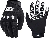 Seibertron Luvas unissex BMX MX ATV MTB Racing Mountain Bike Ciclismo Off-Road/Dirt Bike Corrida de estrada Motocicleta Motocross esportivas reconhecimento de toque de dedo inteiro