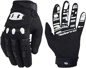 Seibertron Luvas unissex BMX MX ATV MTB Racing Mountain Bike Ciclismo Off-Road/Dirt Bike Corrida de estrada Motocicleta Motocross esportivas reconhecimento de toque de dedo inteiro