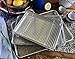 KITCHENATICS Aluminum Baking Pan Half Sheet with Grid: Baking Sheet with Wire Rack, 13 x 18 Baking Trays with Stainless Steel Wire Cooling Rack for Baking, Easy Clean, Commercial Quality, Heavy Duty