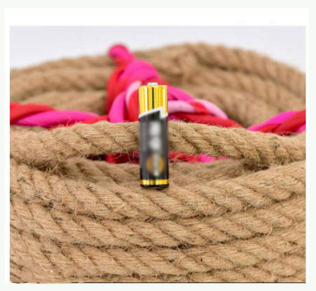 Corda di Canapa Forte Canapa Naturale Corda Jute Twine Craft Twine per Regalo Imballaggio Giardino Bundling 14mmx50m