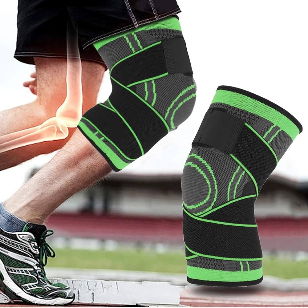 DEWIN Knee Support, 3D Weaving, Sports Pressure Setting Knee Pad Brace,  Protection Against Injuries (Size: XL(45-50CM)) : Amazon.se: Sports &  Outdoors