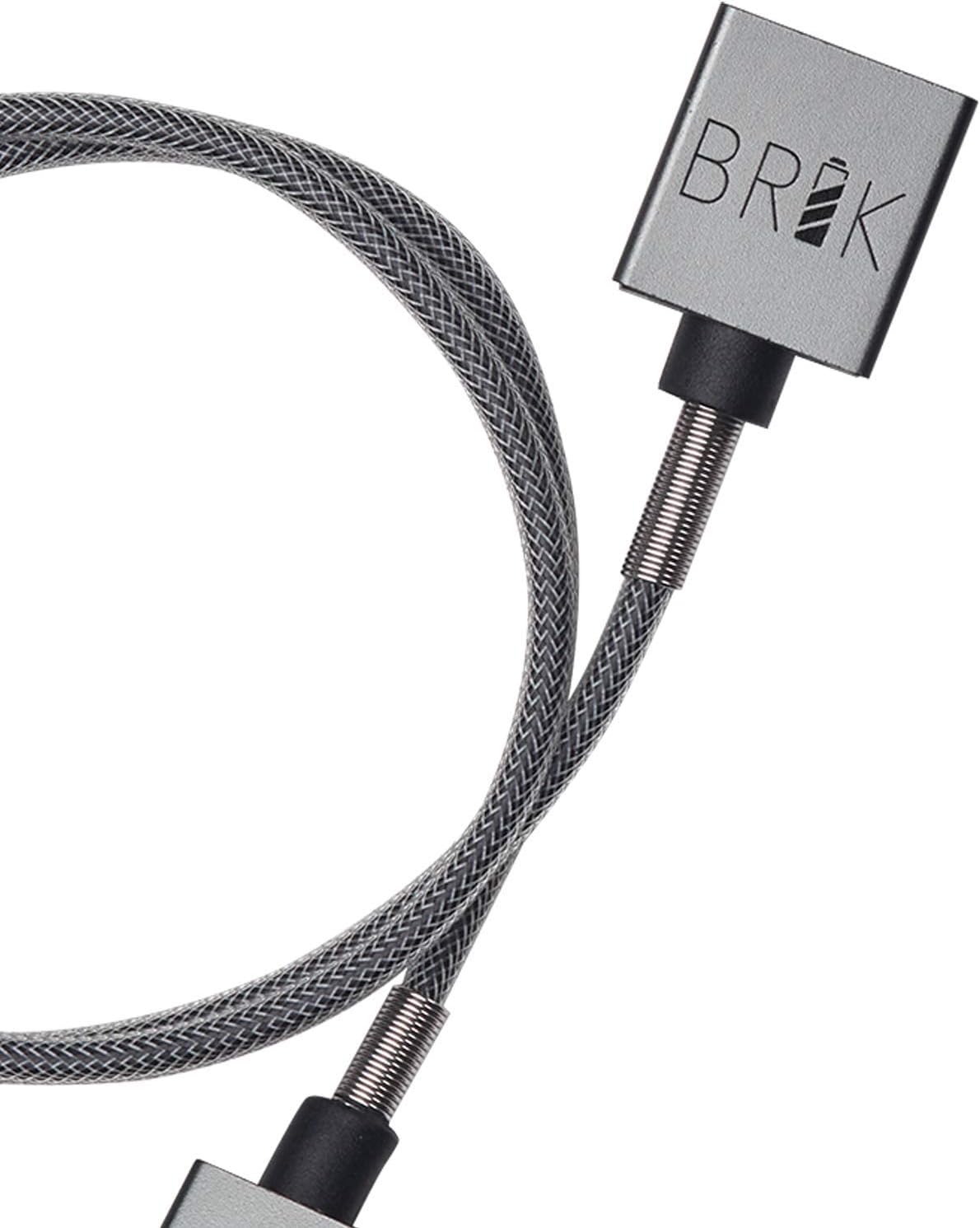 Magnetic USB Charging Cable - Fast Charger - Braided Cord with Reinforced Springs (1 Pack), Laptop