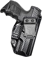 Vista 7 de Tulster IWB Profile Kydex Holster en mano derecha se adapta a: H&K VP9SK Holster Dentro de la cintura Apéndice Oculto Llevar