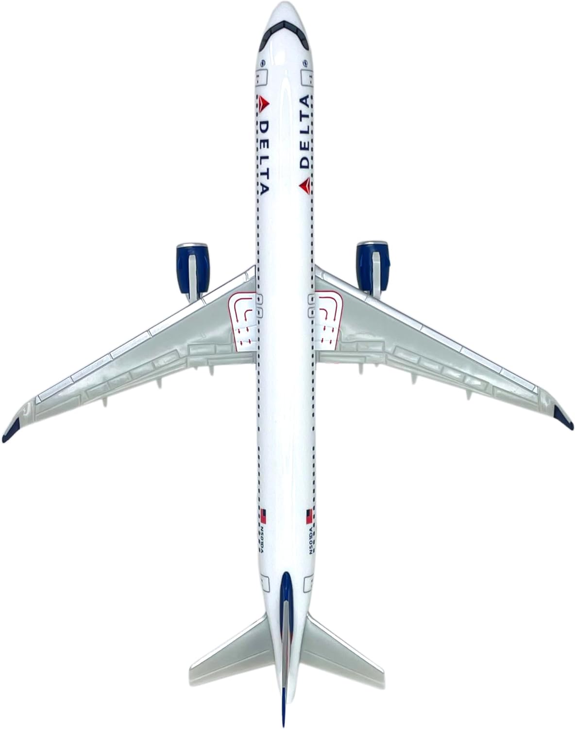 Flight Miniatures Delta A321neo 1:200 Scale - Plastic Snap-Fit Model Airplane - Collectible Replica of Delta Airlines Model Aircraft - Part #AAB-32100H-018