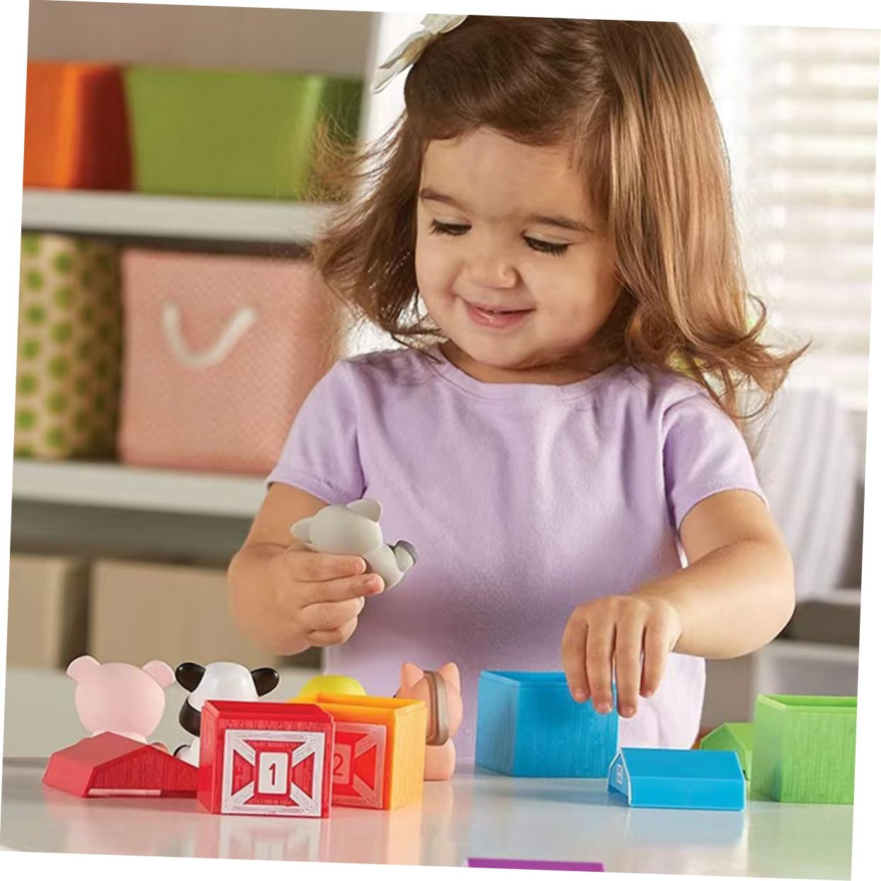 Uonlytech Títeres de Dedo de Animales de Granja para Niños Conjunto de 10 Flexibles y Livianos Perfectos para Fiestas Disfraces y Espectáculos de Dedos