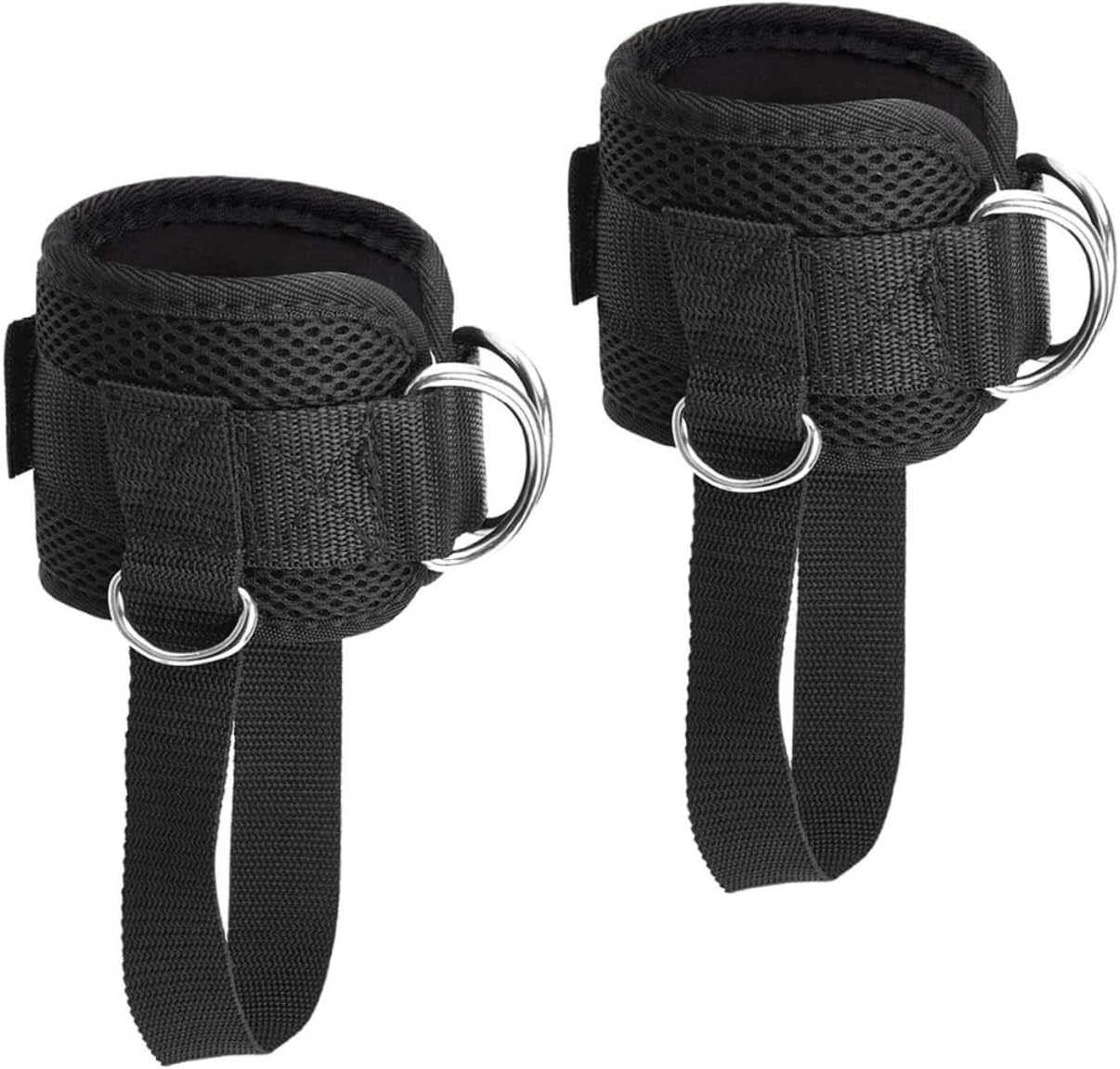 1 Pair Ankle Strap for Leg Training Durable Sticky Strap Ankle Ring for Gym Home and Office Workouts Fitness Accessory for Men Women