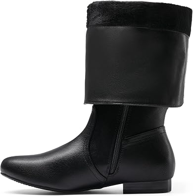 DREAM PAIRS Women's Wide Calf Knee High Pull On Fall Weather Winter Boots