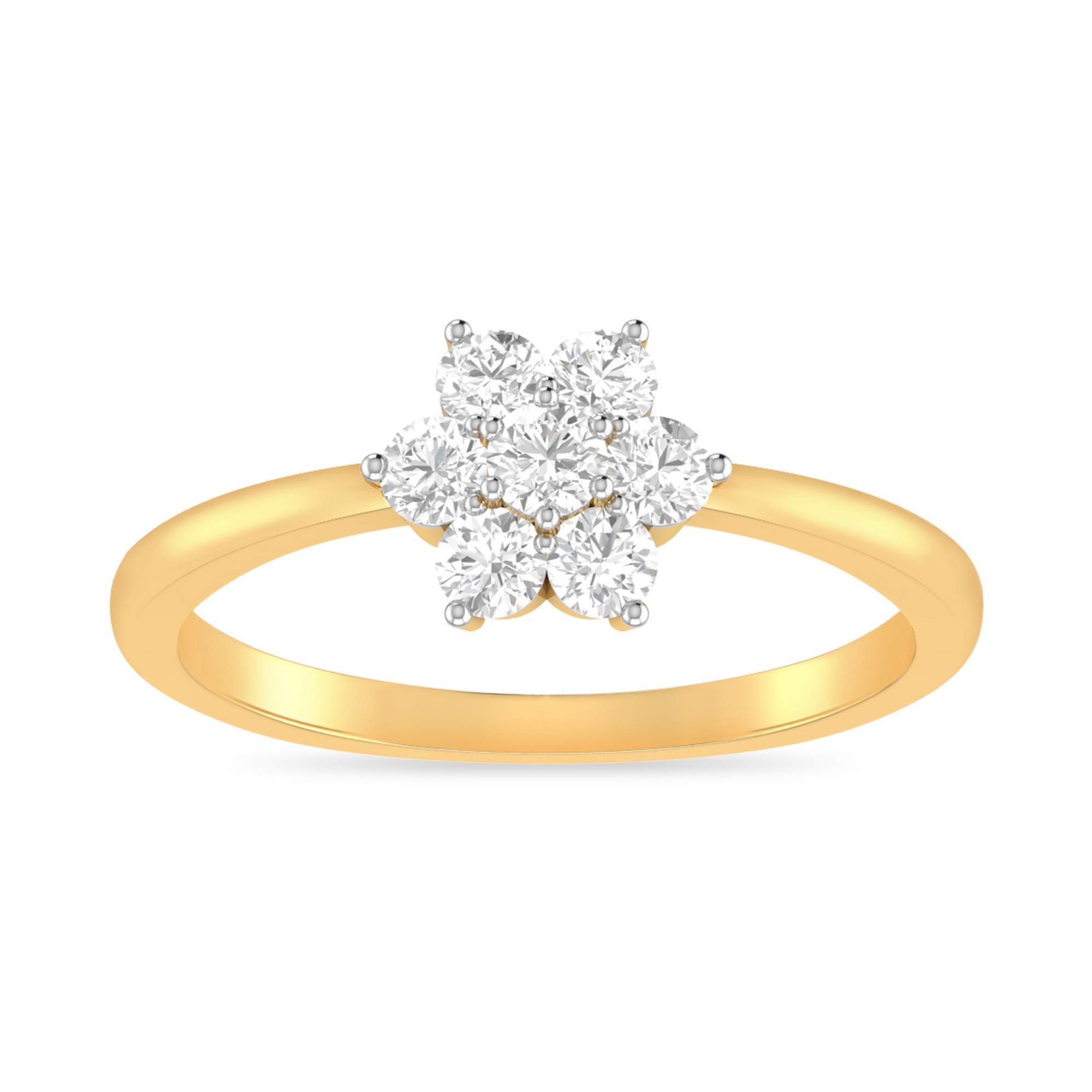 pc jeweller Yellow Gold and Solitaire Ring for Women-picture-19