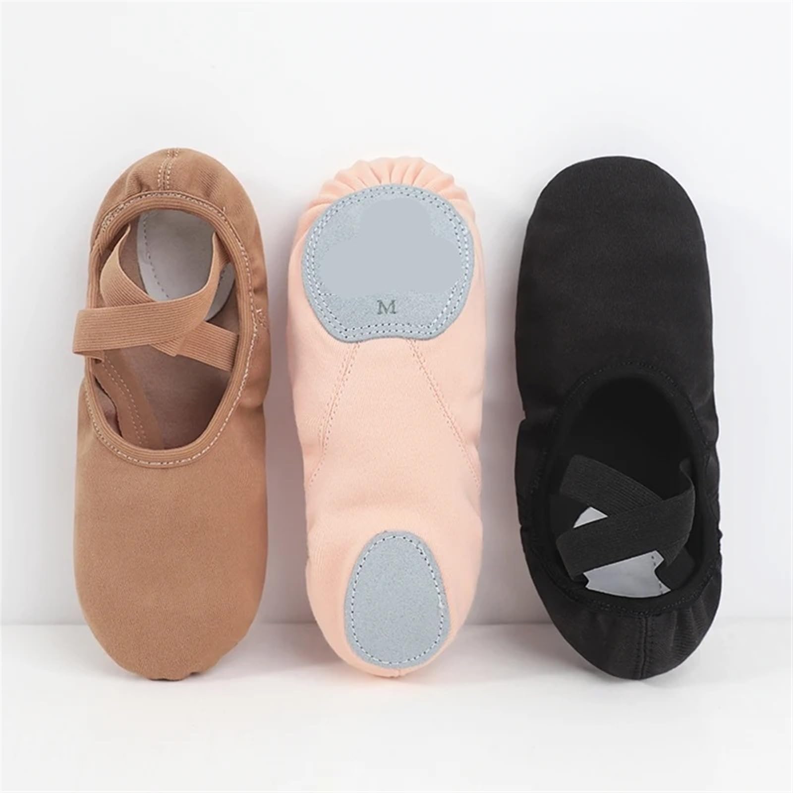 Zapatillas de ballet Zapatillas de Ballet for niñas y mujeres, suela suave elástica, zapatillas de lona profesionales, zapatillas de Ballet, zapatillas de Ballet de lona elástica, zapatos de suela sua