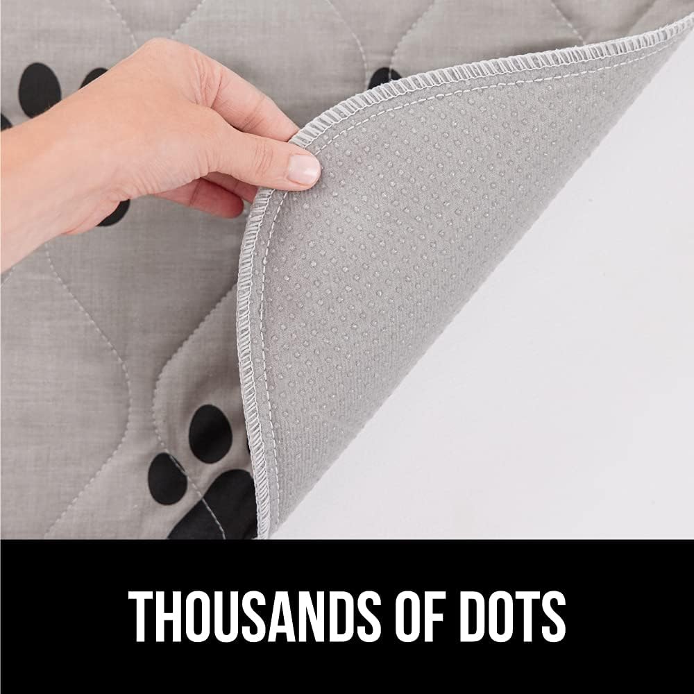 Gorilla Grip Original Reusable Pad and Bed Mat for Dogs, 18x12, Absorbs 1 Cup, Oeko Tex Certified, Washable, Waterproof, Puppy Crate Training, Furniture Protection Pet Pads, Fits 18 Inch Dog Crates : Pet Supplies