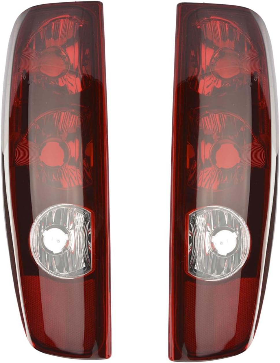 TRQ 2 Piece Driver & Passenger Side Tail Light Assembly Set Compatible with 2004-2012 Chevrolet Colorado GMC Canyon 2006 Isuzu i-280 2007-2008 i-290 i-350 i-370 GM2800164 GM2801164