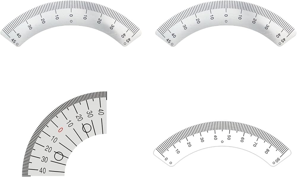 Amazon.co.jp: 工業用グレード 45 度 ArcShape ゲージ 45-0-45