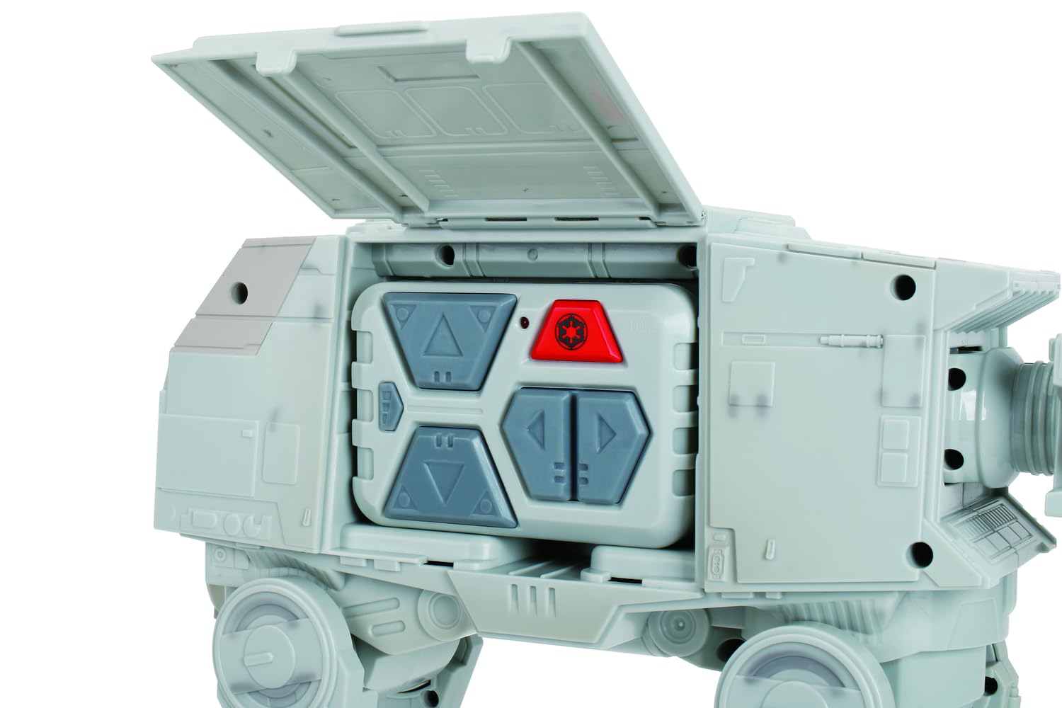 Jada Star Wars AT-AT Walker Teledirigido 33 cm, Robot Imperial con Luz y Sonido, Movimiento Realista, Cabeza Móvil, Juguete +6 Años (9336944314R00)