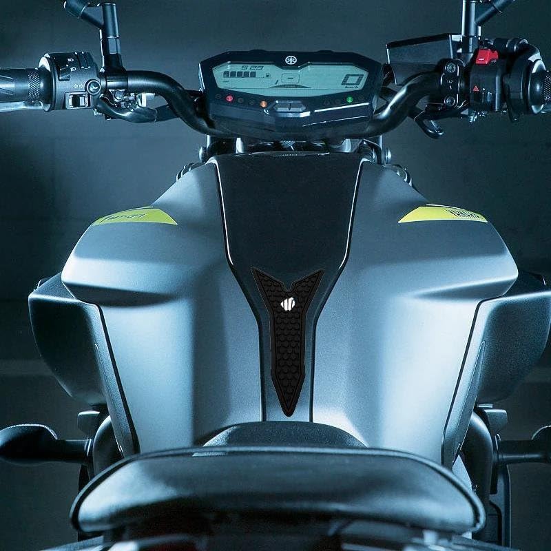 Mt-07用 MT07用 2018-2020 オートバイステッカー 滑り止めタンクパッドサイドデカール タンクパッド